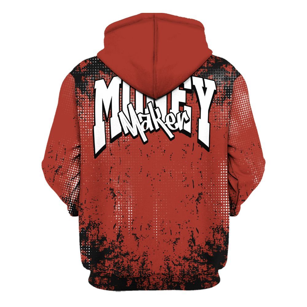 Hoodie To Match Brick After Brick 4s - Move In Silence Money Street Retro All Over Print