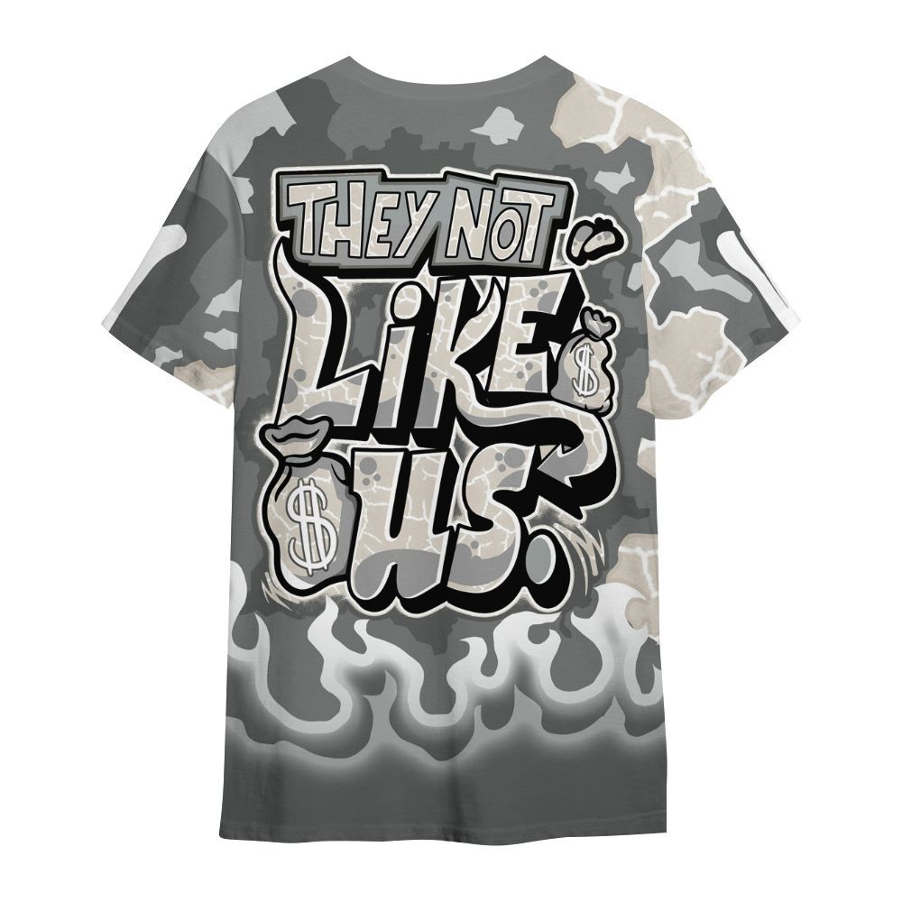 Shirt To Match Retro Pure Money 3s - Dislike Us Graphic Burning Custom Name All Over Print
