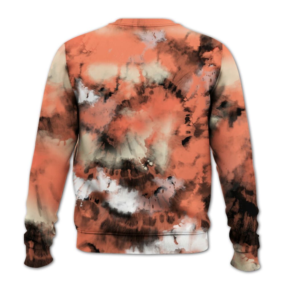 Sweatshirt To Match DJ Khaled Crimson Bliss 5s - God Blessed Tie Dye All Over Print