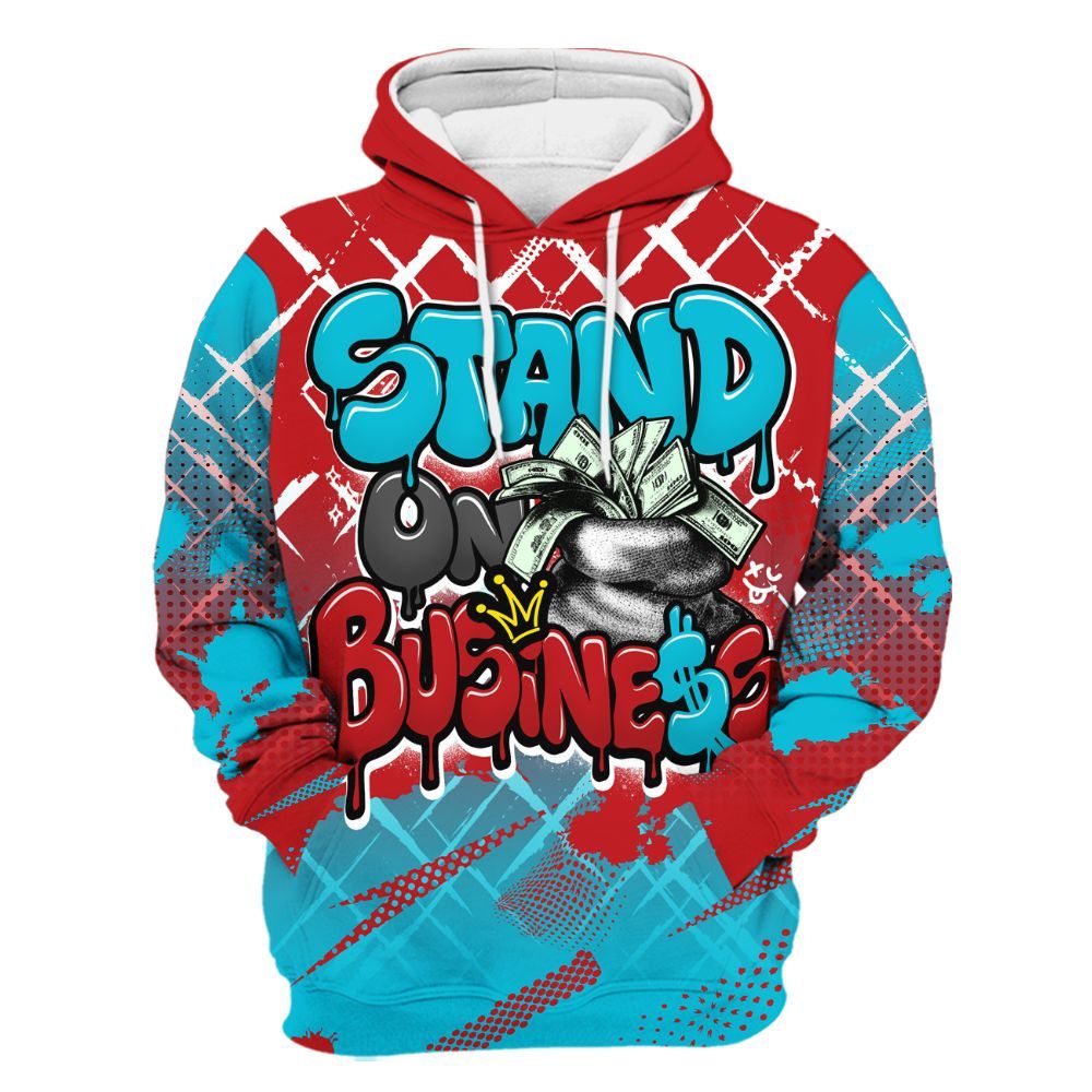 Hoodie To Match Dunk Low Fruity Pebbles - Halftone Stand Business Dripping All Over Print