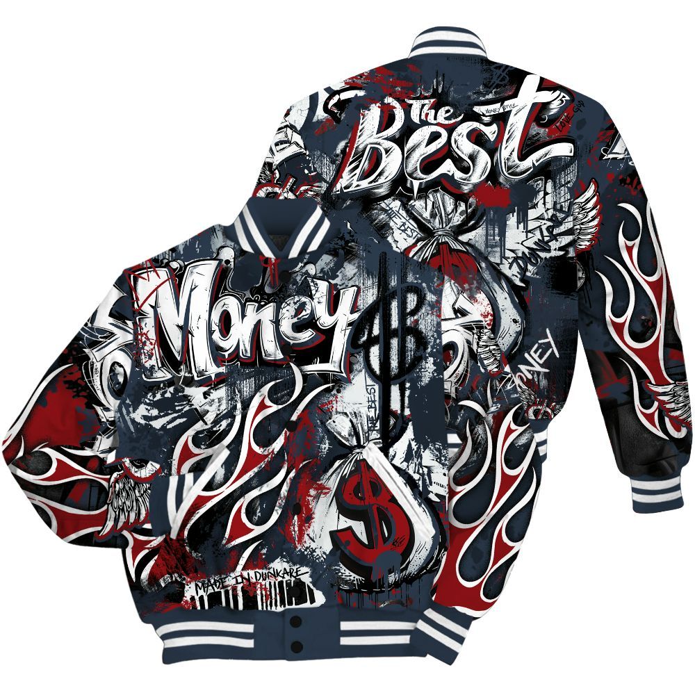 Varsity Jacket To Match Retro Olympic 6s Shirt, The Best Money All Over Print