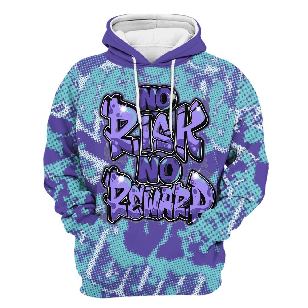 Hoodie To Match Low Hornets 1s - No Risks No Reward Street All Over Print