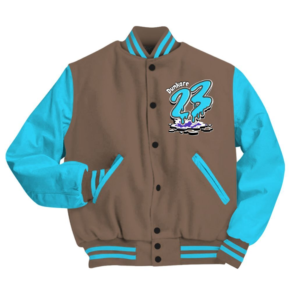 Varsity Jacket To Match Olive Concord 9s - Custom Name 23 Drip All Over Print