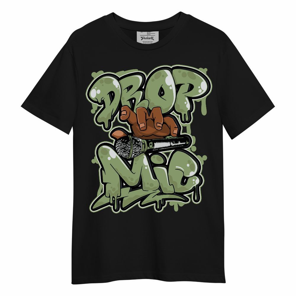Shirt To Match Oil Green 4s - Drop Mic Unisex Shirt