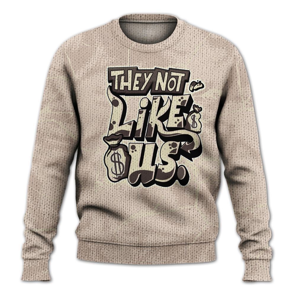 Knitted Sweater To Match A Ma Maniere X Fossil Stone 4s - Dislike Us Graphic