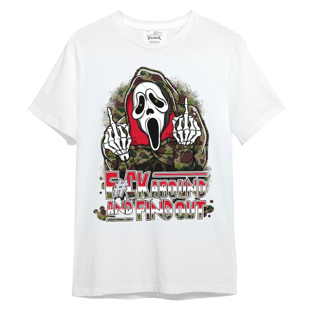 Shirt To Match Air Max 90 Duck Camo Red - F#CK And Find Out Graphic Unisex Shirt
