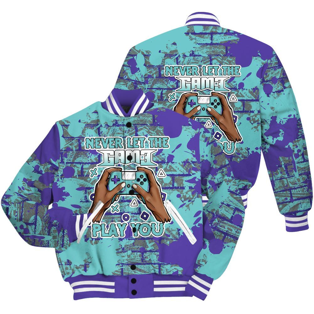 Varsity Jacket To Match Low Hornets 1s Shirt - PlayGame Human Brick All Over Print