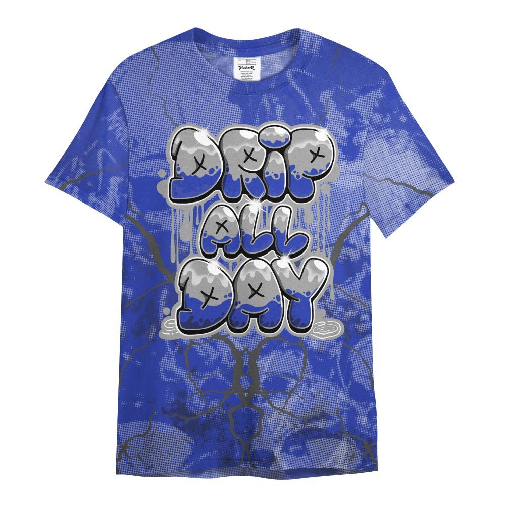 Shirt To Match Air Max Plus Black Racer Blue - DRIPPIN Days Graphic Halloween All Over Print