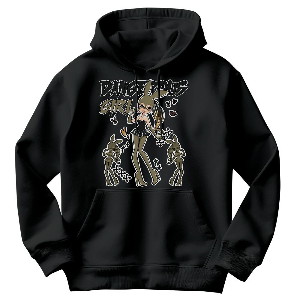 Sweatshirt To Match Black Olive 7s - Dangerous.Girl Graphic