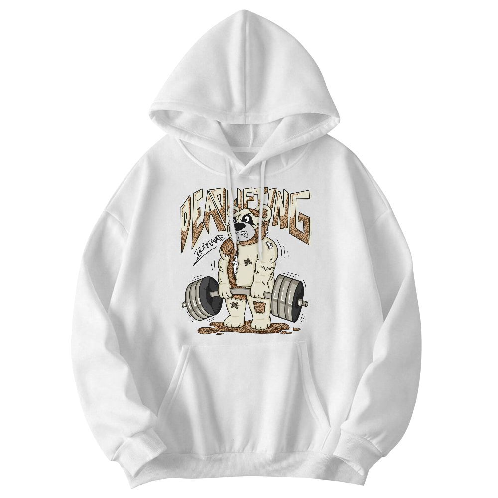 Sweatshirt To Match Orewood Brown 3s - Deadlifting Bear Graphic