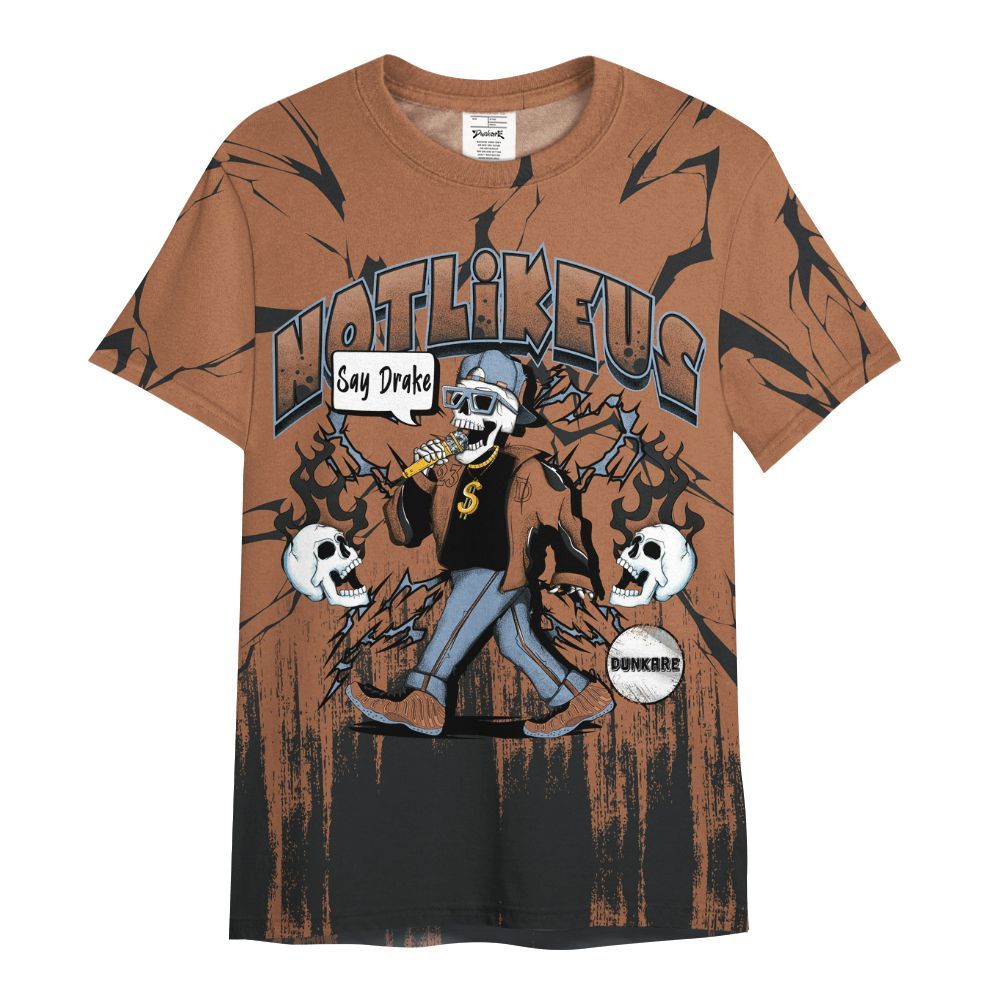Shirt To Match Air Foamposite Metallic Copper - Don't Like Us All Over Print