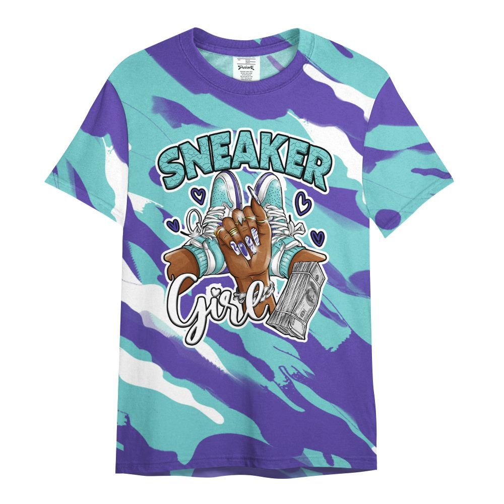 Shirt To Match Low Hornets 1s - Sneakerz Girlz Colored All Over Print