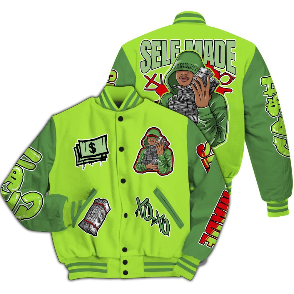 Varsity Jacket To Match Kobe 6 SE Grinch - Selfmade Unique All Over Print