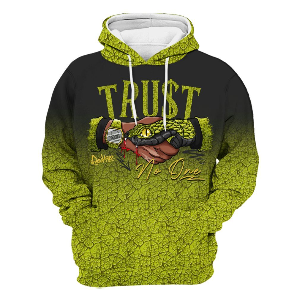 Hoodie To Match Dunk Low QS Halloween Skull - Snake Trust No One Drip All Over Print