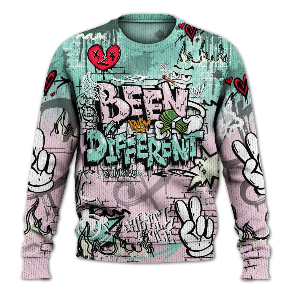 Sweater To Match Retro Easter 5s - Been Dif2erent Drip Graffiti Graphic