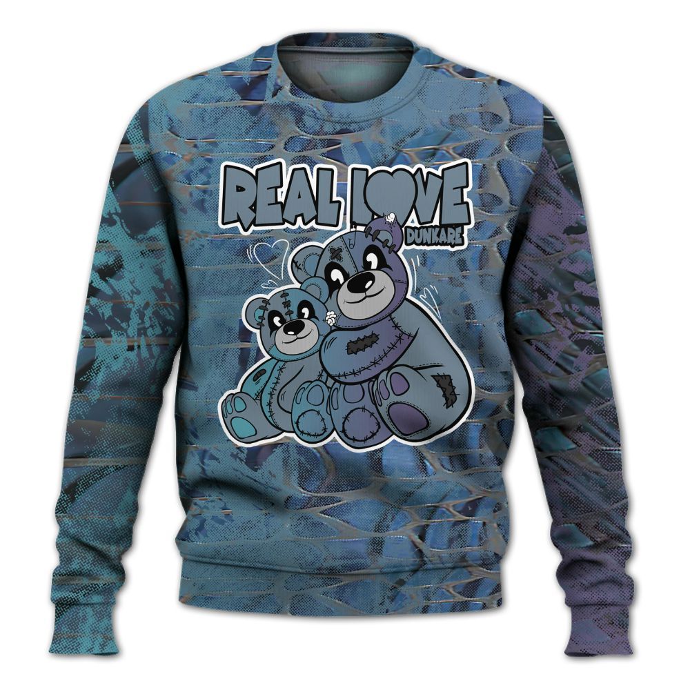Sweatshirt To Match Air Foamposite Kazuya Mishima - Sincere Fondness Bear All Over Print