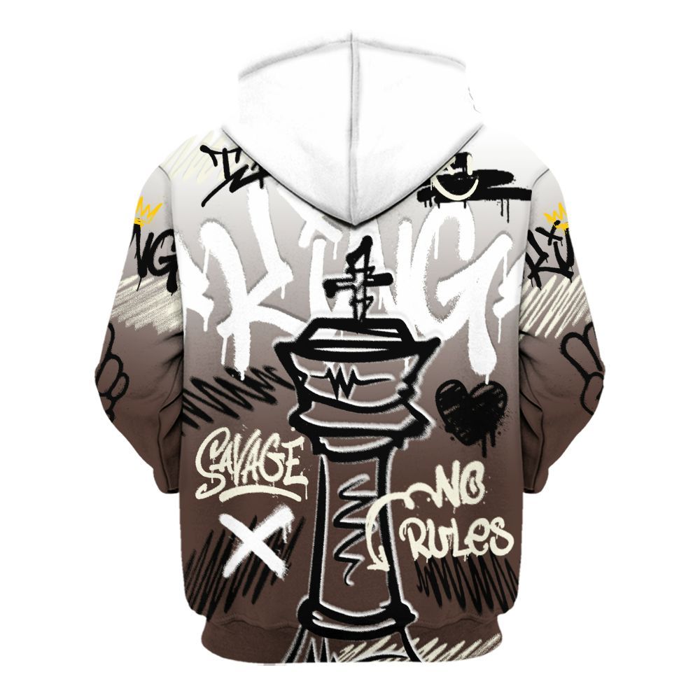 Hoodie To Match SoleFly Cafecito 12s - Street King Chess Streetwear All Over Print