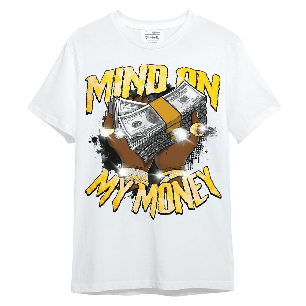 Shirt To Match Low Yellow Python 11s - Mind On My Money Graphic Unisex Shirt