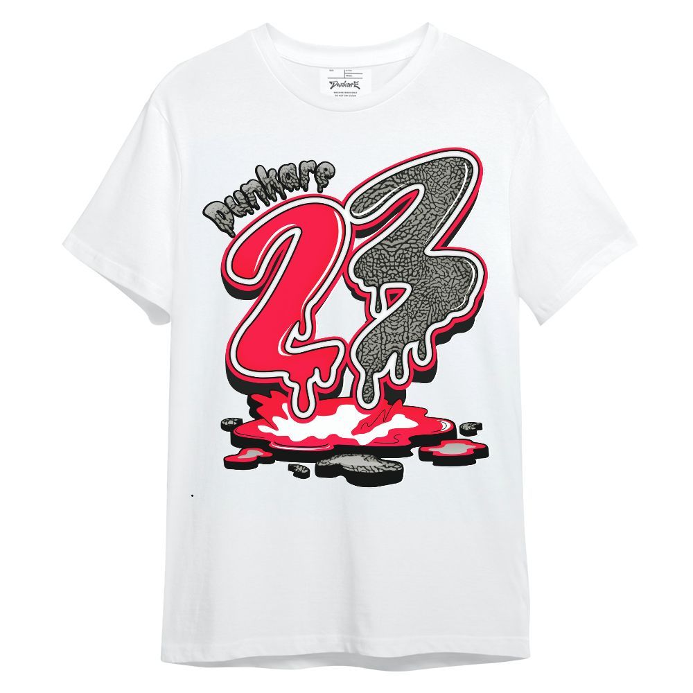 Shirt To Match Retro Fire Red 3s - 23 Drip Unisex Shirt