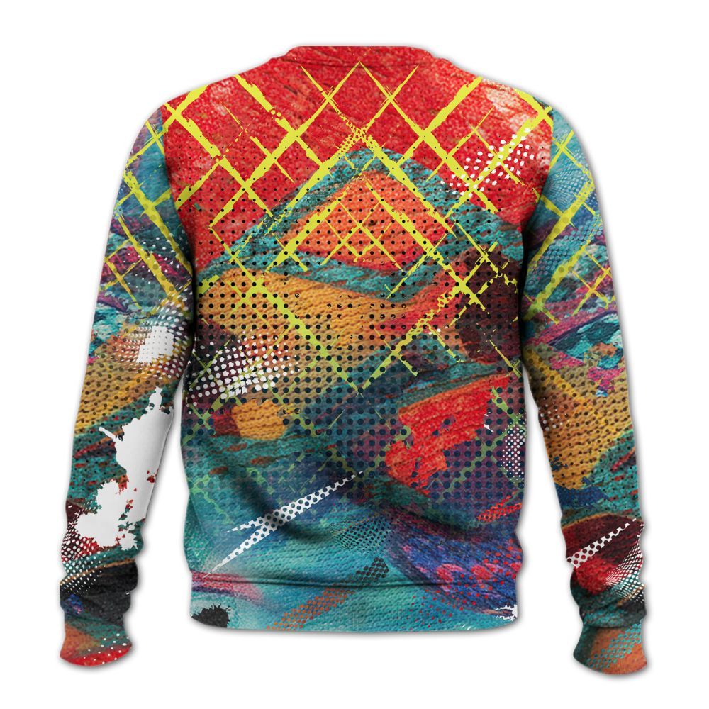 Sweatshirt To Match Kobe 8 What The - Halftone Stand Business Dripping All Over Print