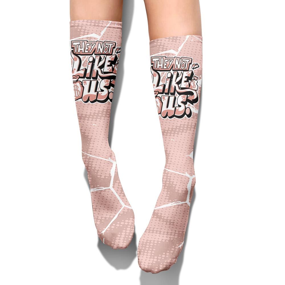 Sock To Match Low Legend Pink 11s - Dislike Us Graphic Crack