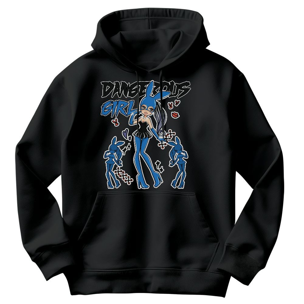 Sweatshirt To Match Hi-Res Blue 700s - Dangerous.Girl Graphic