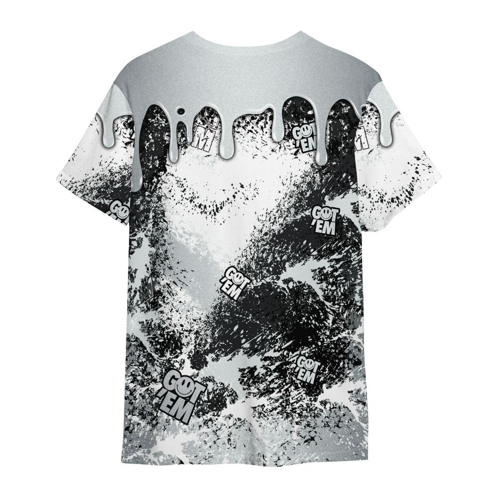 Shirt To Match Cap And Gown 6s - Dripping 23 Drip All Over Print