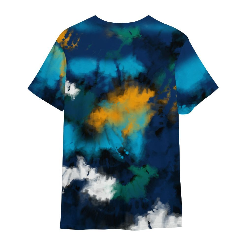 Shirt To Match Dunk Low GS Electric Algae - God Blessed Tie Dye All Over Print