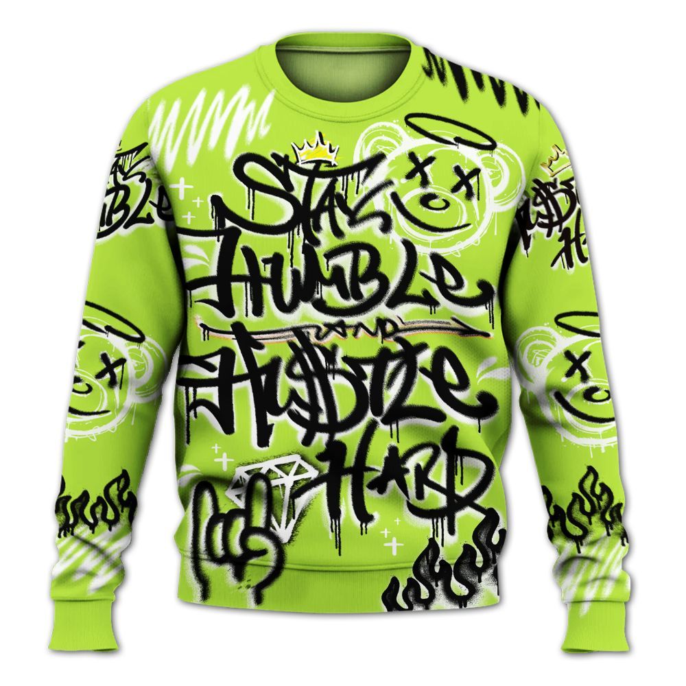 Sweatshirt To Match Air Force 1 Low Dance Volt - Humble Drip Streetwear Graffity All Over Print