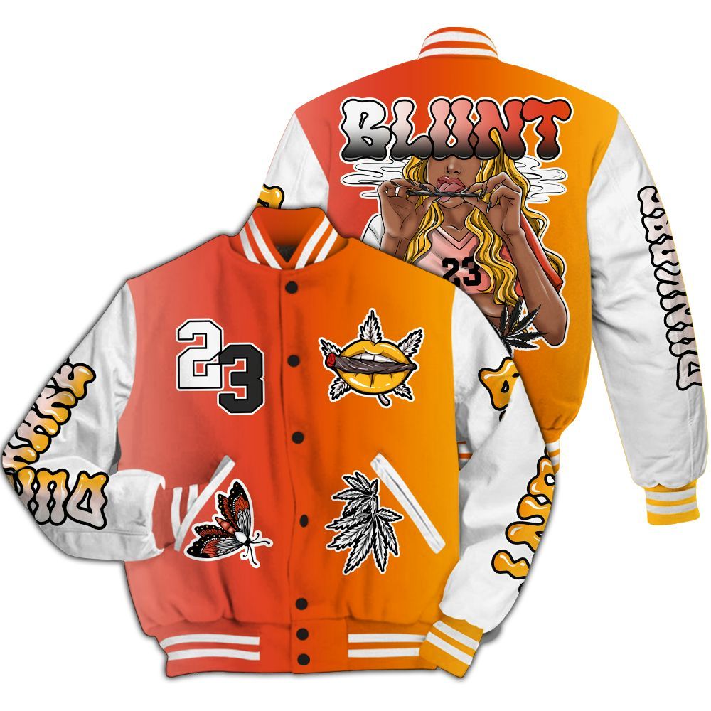 Varsity Jacket To Match Dunk High Candy Corn - Bluntz Unique All Over Print