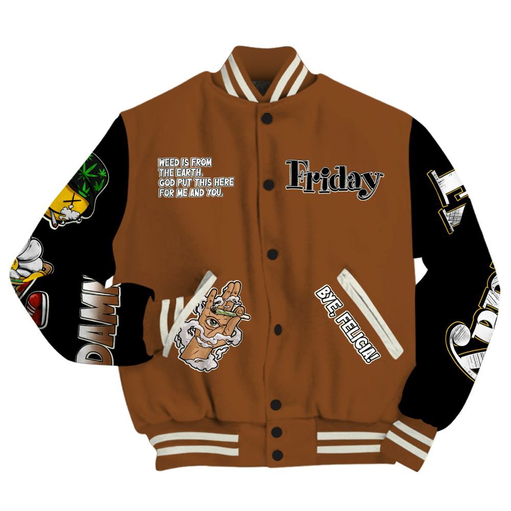 Varsity Jacket To Match High OG Love The Game 1s - Friday Sneaker Stress Style All Over Print