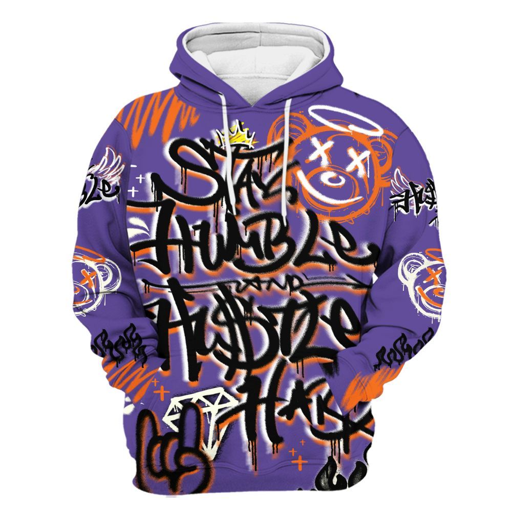 Hoodie To Match Air Max Waffle SP Voltage Purple - Humble Drip Streetwear Graffity All Over Print