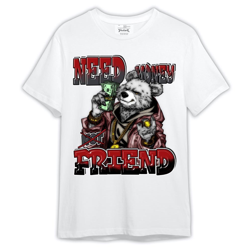 Shirt To Match Red Taxi 12s - Bear Need Money Shirt Outfit 12 Red Taxi 1405 HDT