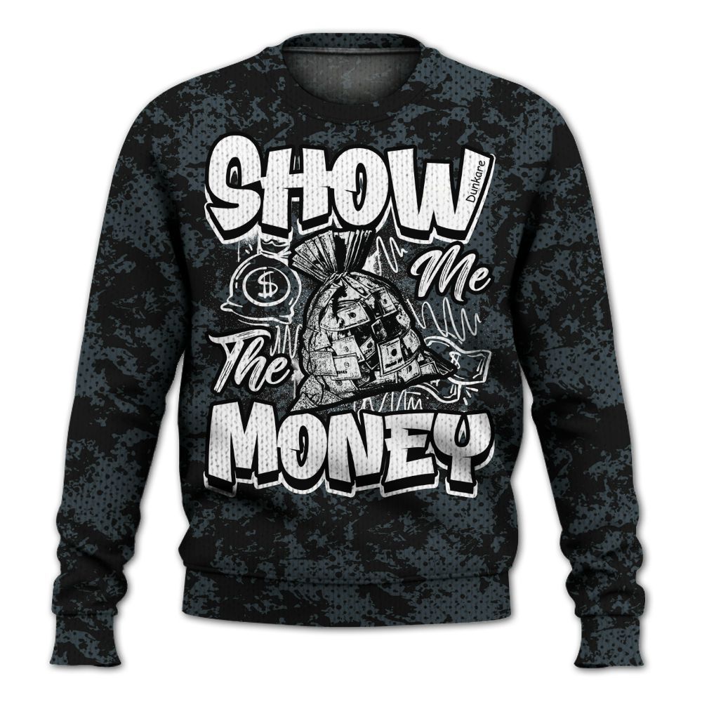 Knitted Sweater To Match Air Max Sunder Gore Tex Black - Show Me The Money Retro