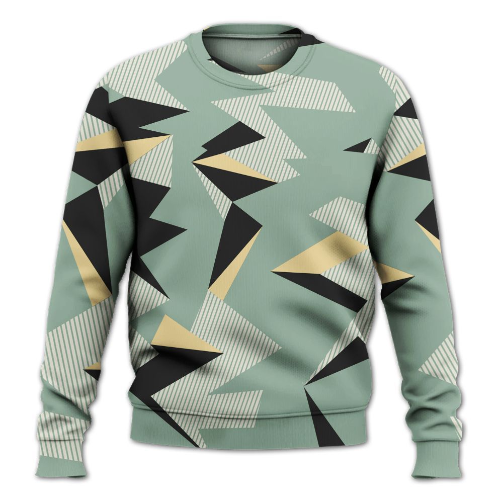 Sweatshirt To Match Joins Year Of The Snake 5s - Geometric Camouflage Pattern All Over Print