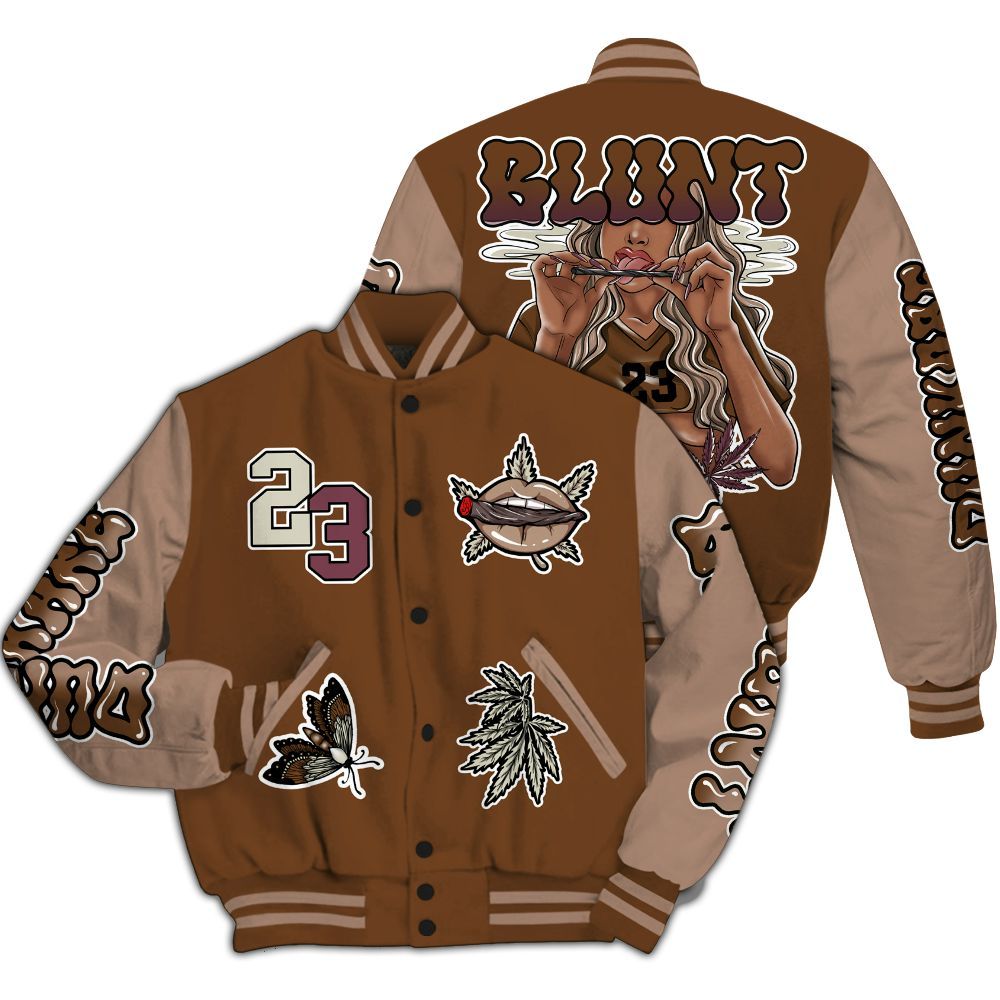 Varsity Jacket To Match Archaeo Brown 3s - Bluntz Unique All Over Print