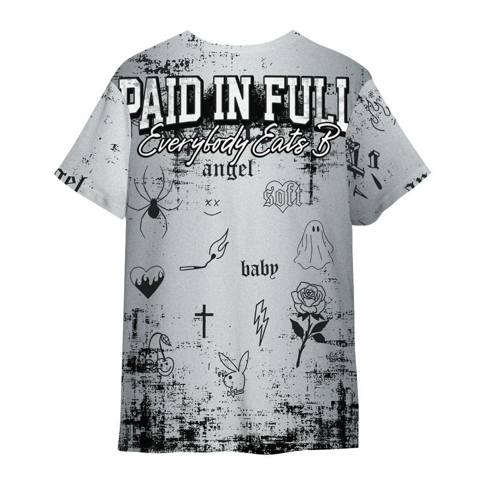 Shirt To Match Cap And Gown 6s - Paid In Full Money All Over Print