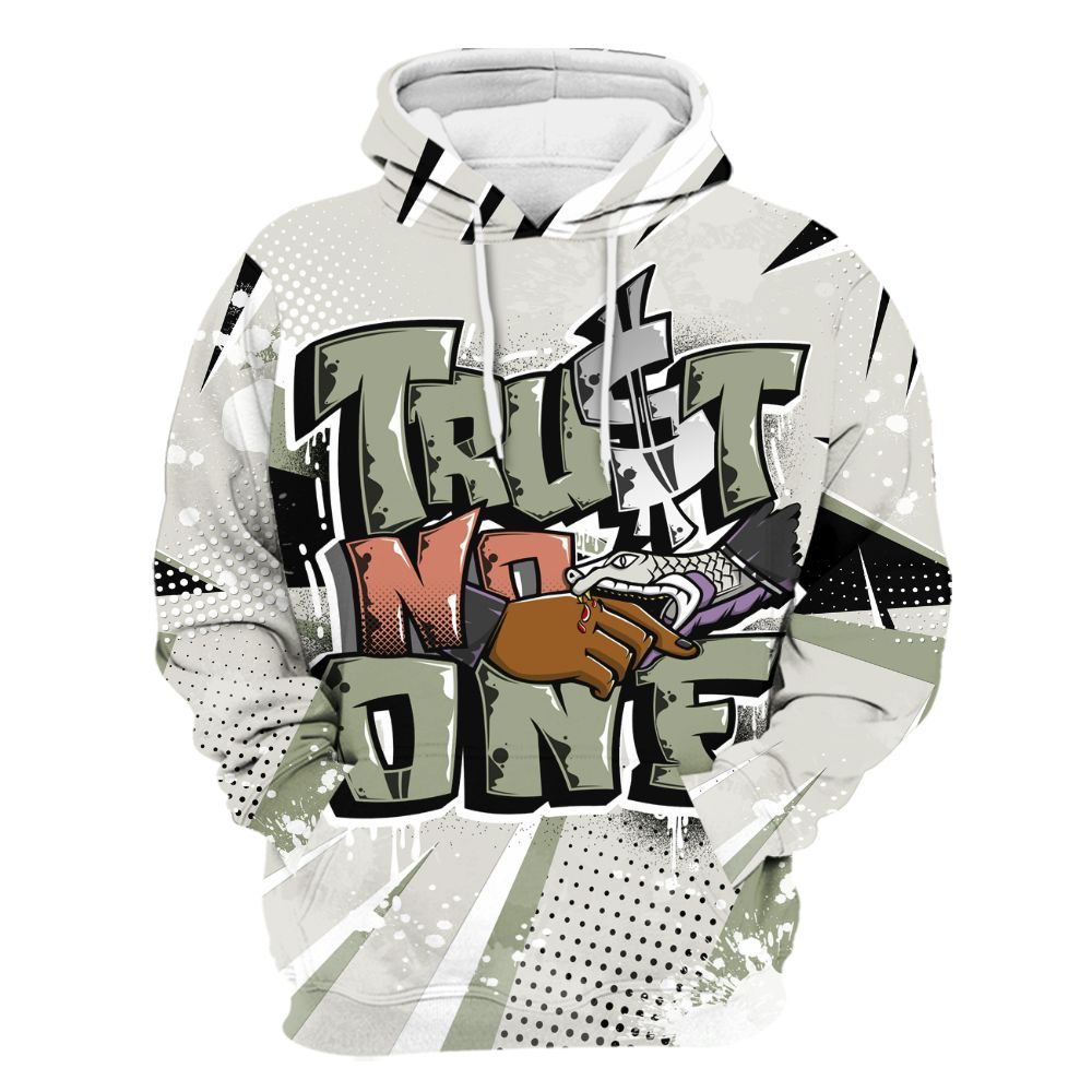 Hoodie To Match Dunk Low Floral Swoosh 2025 - Poly Trust No One Dripping All Over Print