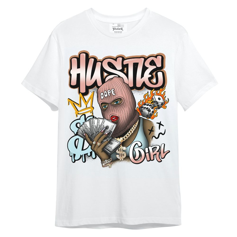 Shirt To Match Dunk Low Glacier Arctic - Money Hustles Girl Streetwear Unisex Shirt
