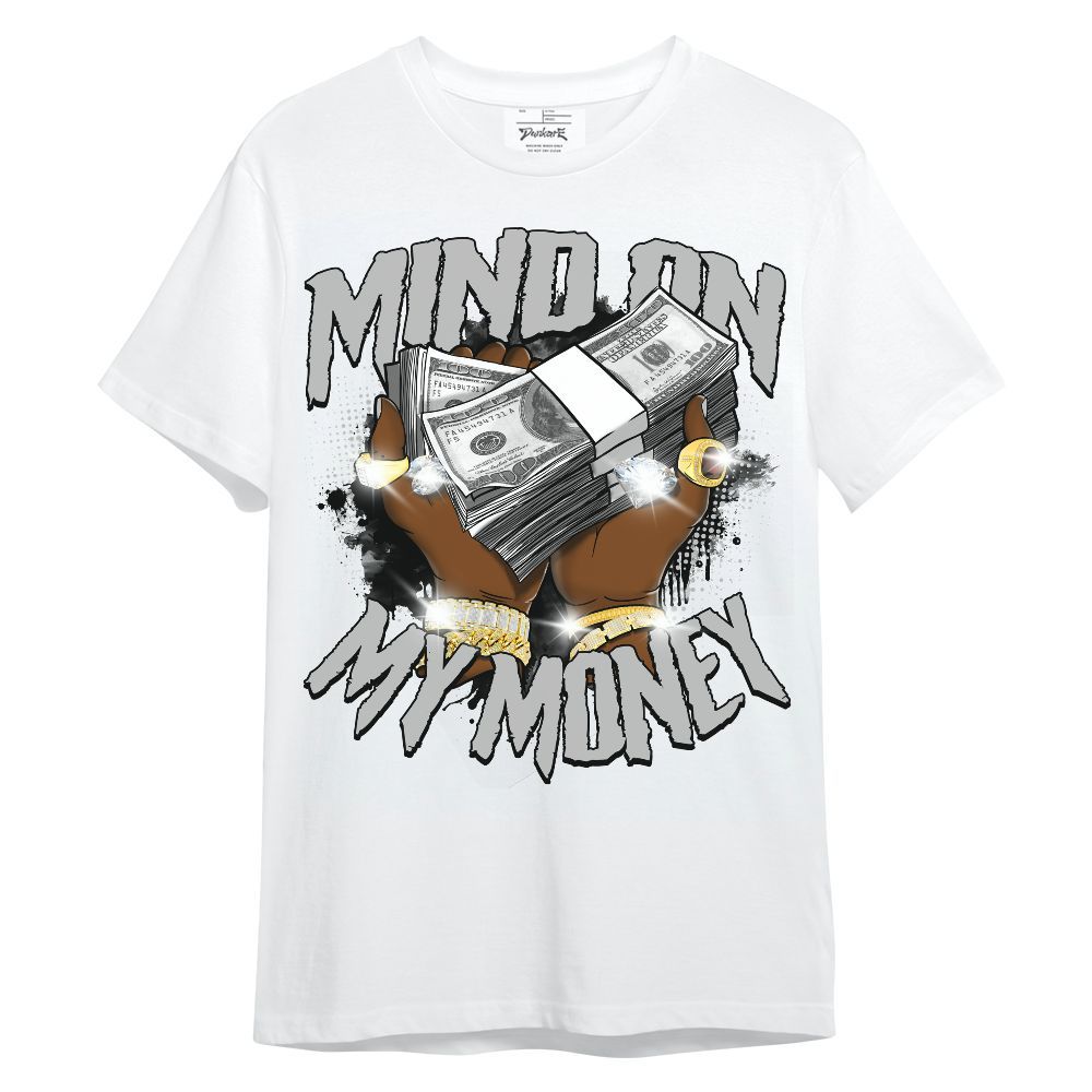Shirt To Match Low 85 Metallic Black 1s - Mind On My Money Graphic Unisex Shirt