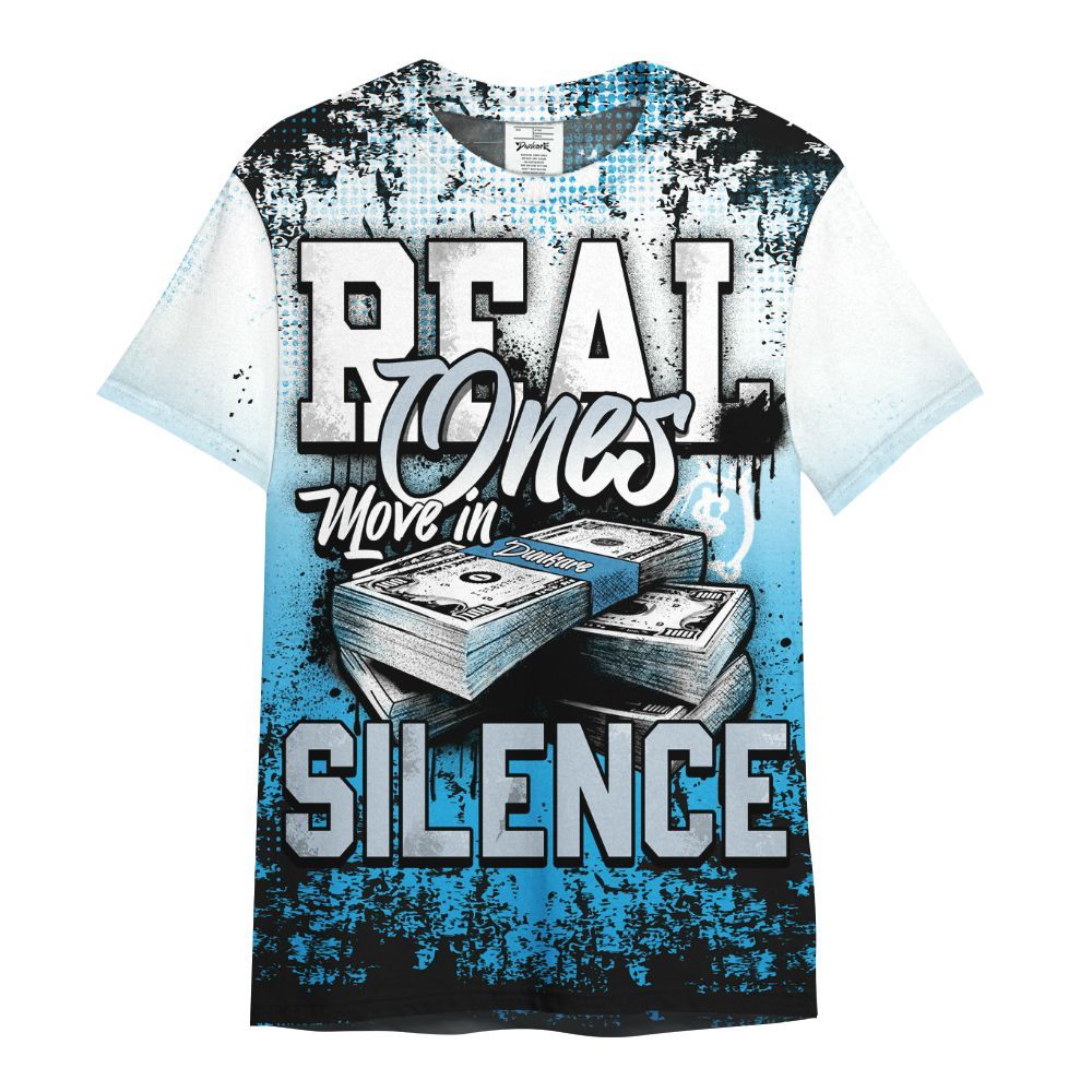 Shirt To Match University Blue Low 2026 11s - Move In Silence Money Street Retro All Over Print