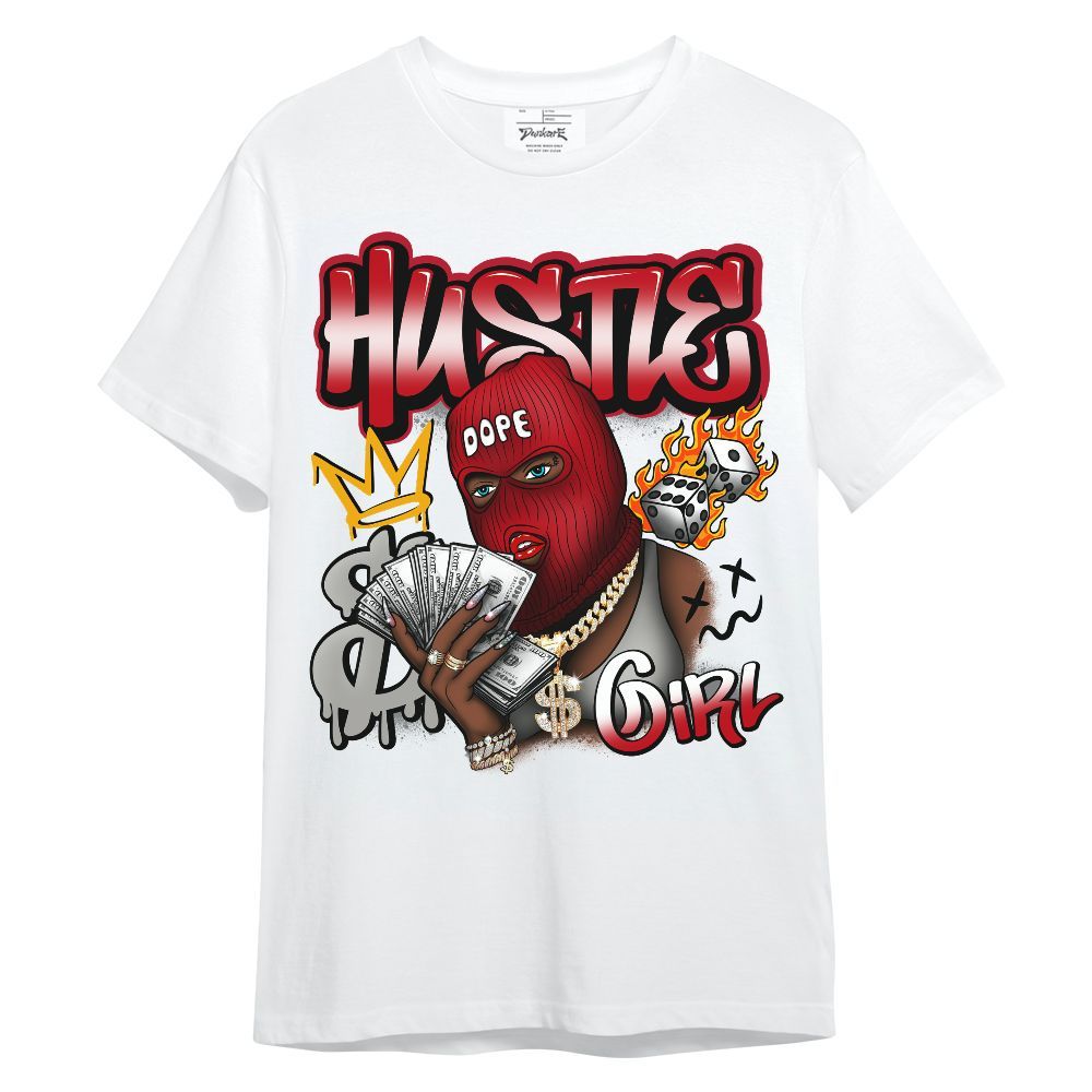Shirt To Match Air Griffey Max Gray Reds 1s - Money Hustles Girl Streetwear Unisex Shirt