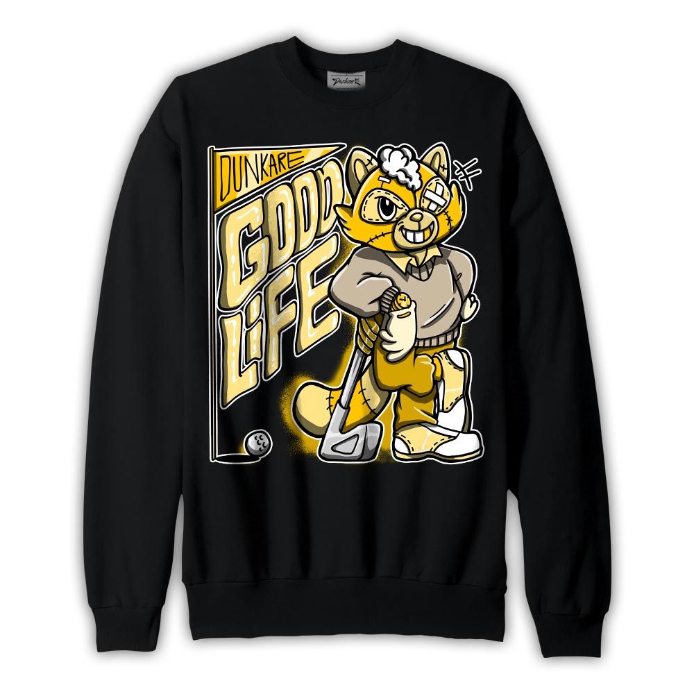 Sweatshirt To match Vivid Sulfur 4s Sweatshirt - Good Life Raccoon Graphic