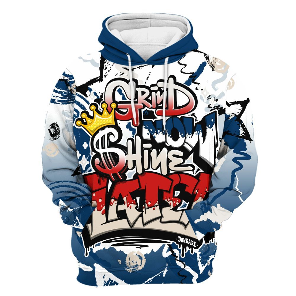 Hoodie To Match Retro Rare Air 11s - Grind Shine Later Drip All Over Print