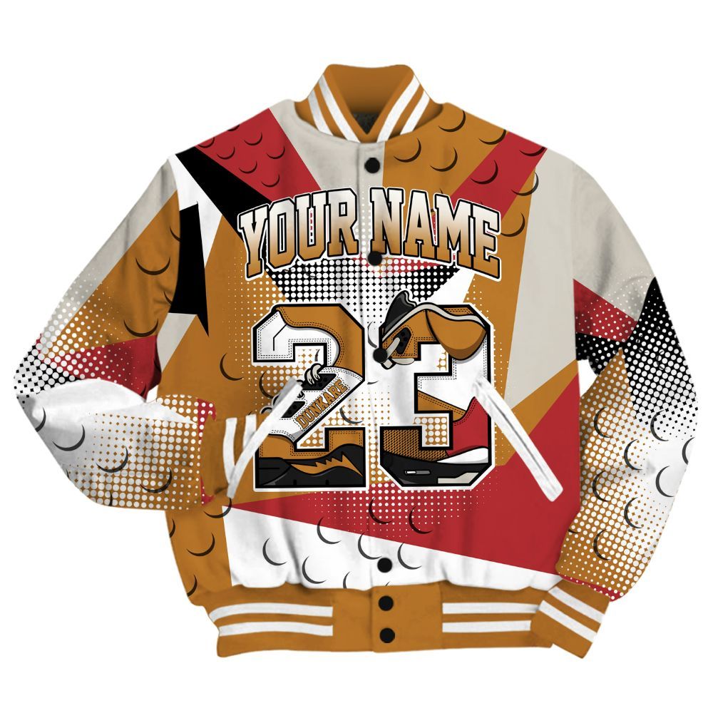 Varsity Jacket To Match Air Max Plus Sunset Swarovski Shirt, Poly Custom Name Number 23 5s All Over Print