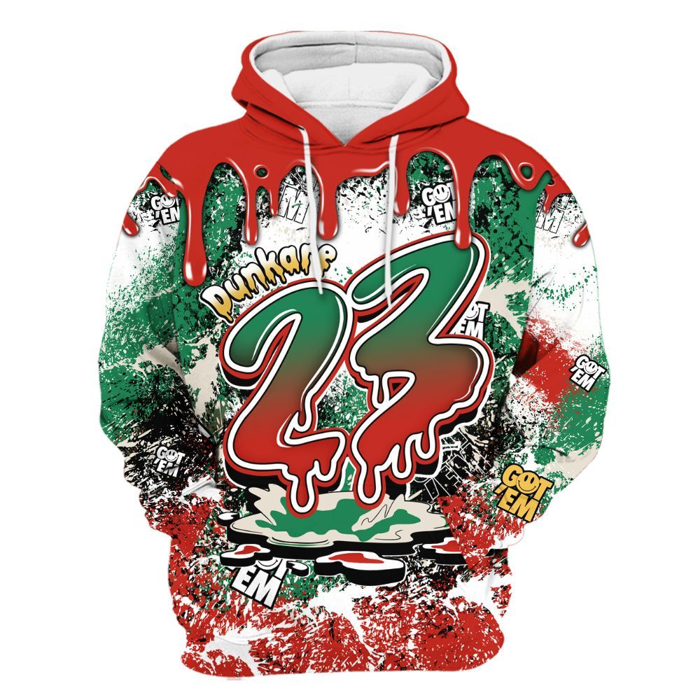 Hoodie To Match Retro El Vuelo 3s Shirt, Dripping 23 Drip All Over Print