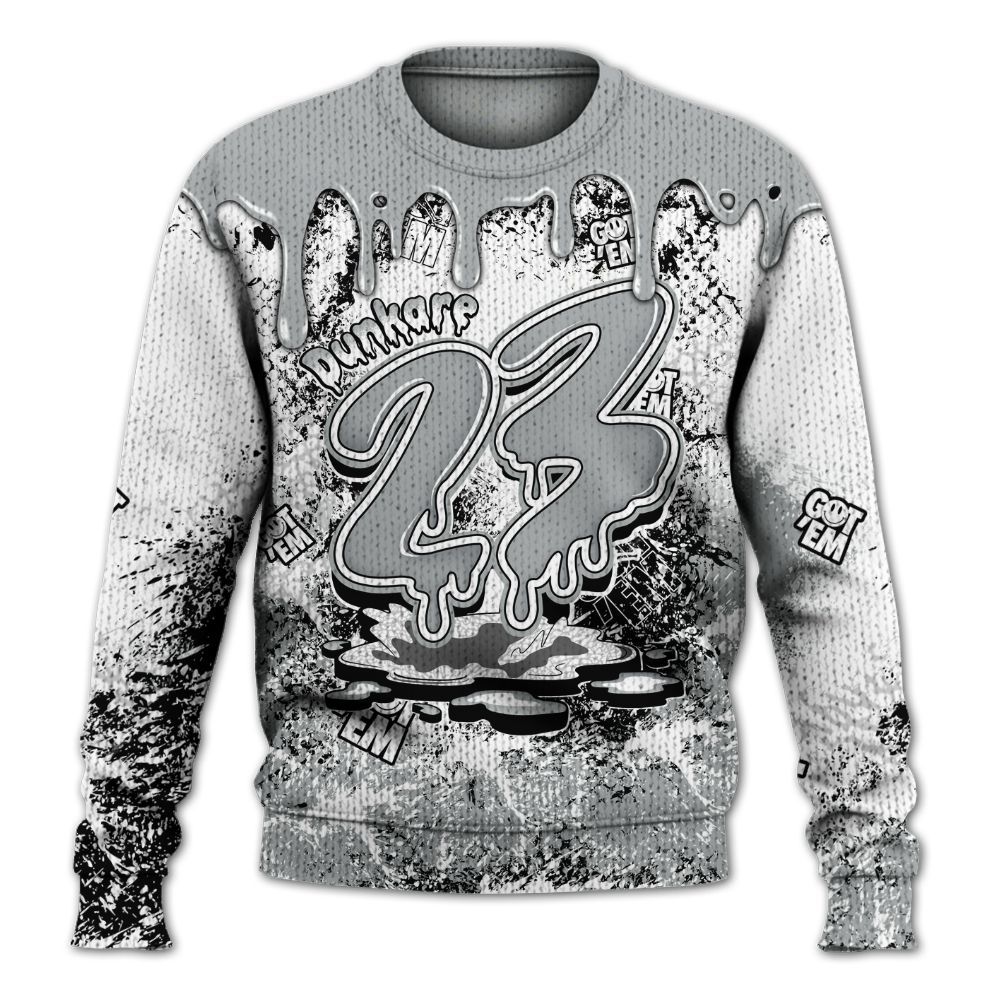 Sweater To Match Retro Pure Money 3s - Dripping 23 Drip Graphic