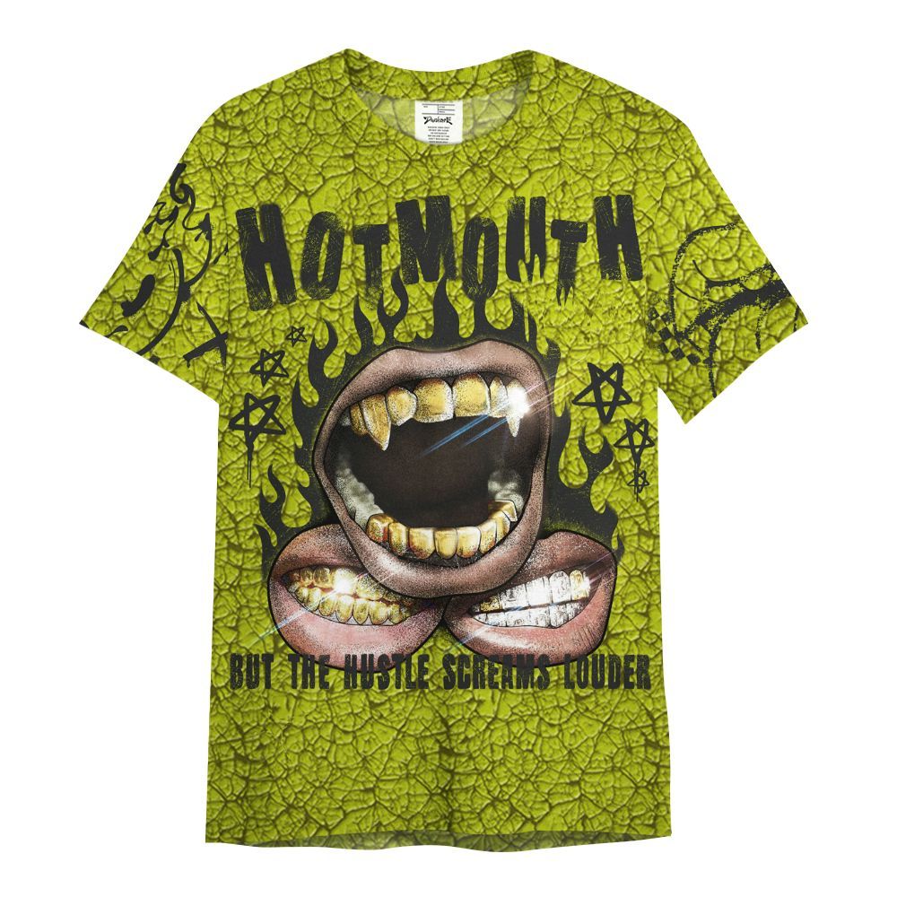 Shirt To Match Dunk Low QS Halloween Skull - Mouth Burning Street Style All Over Print