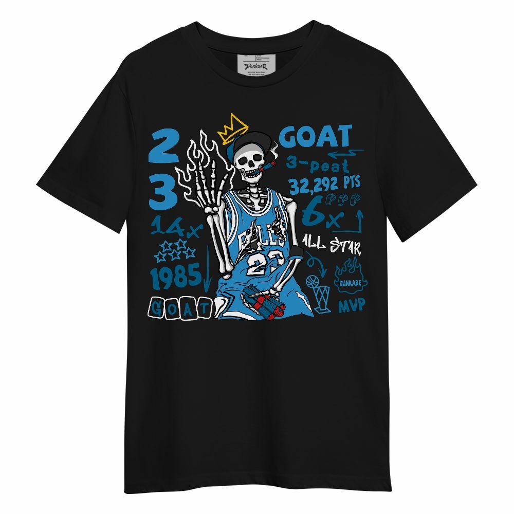 Shirt To Match Powder Blue 9s - Number 23 G.0.A.T Streetwear Unisex Shirt