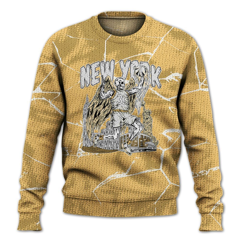 Knitted Sweater To Match Craft Paris 6s - Ewing Era Skeleton Crack
